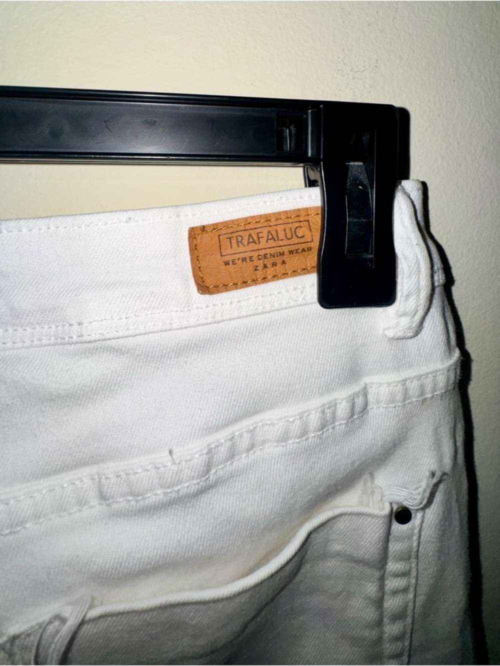 Zara Trafaulic White Skinny Women's Cropped Jeans - Picture 8 of 8